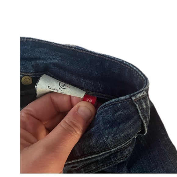 CJ by Cookie Johnson Grace Bootcut Jeans Dark Wash Denim Size 29 Made in USA - Picture 5 of 8